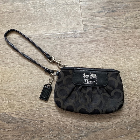 Coach Black Wristlet - Picture 2 of 4